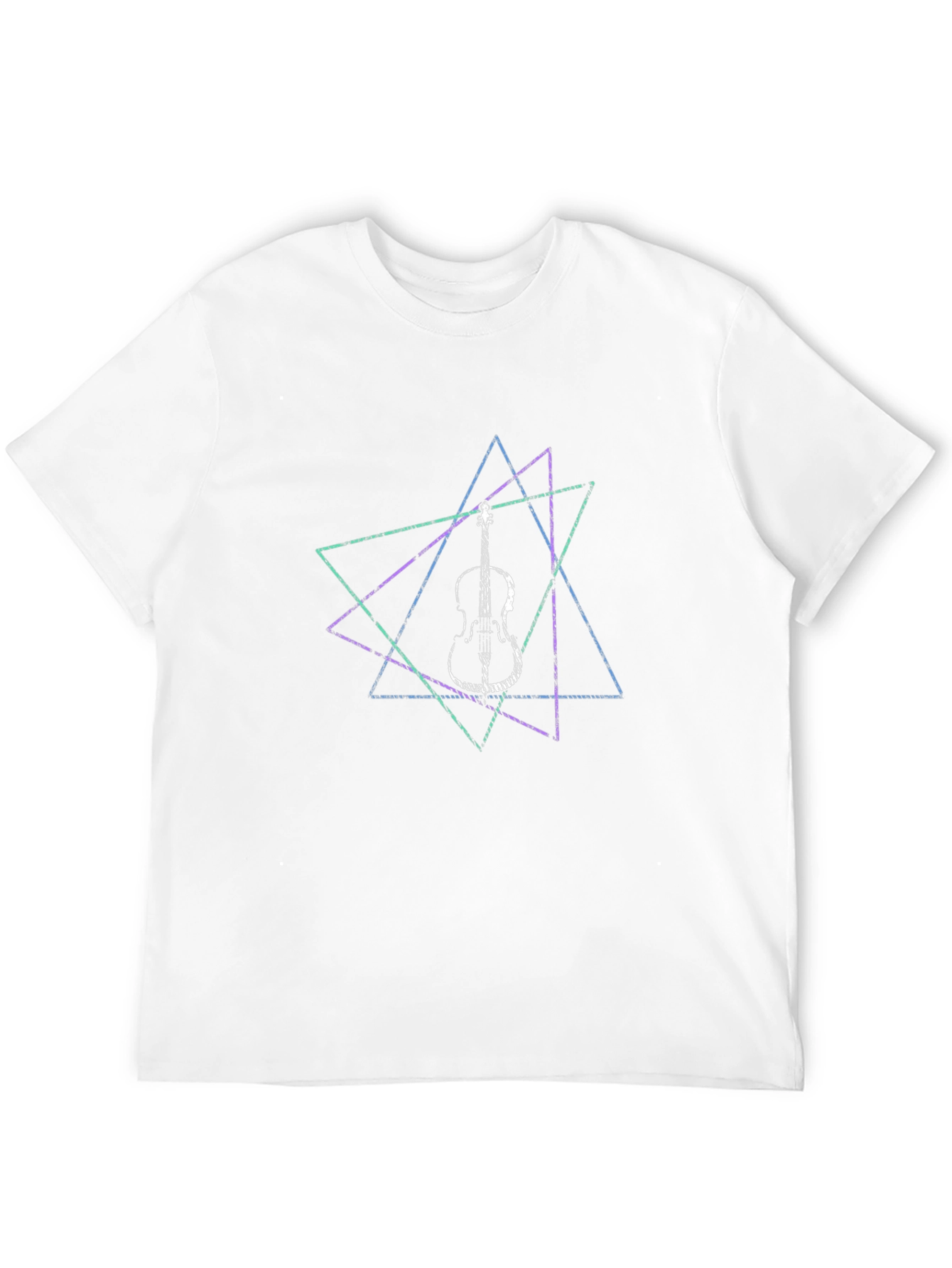 Geometric Violin T-Shirt
