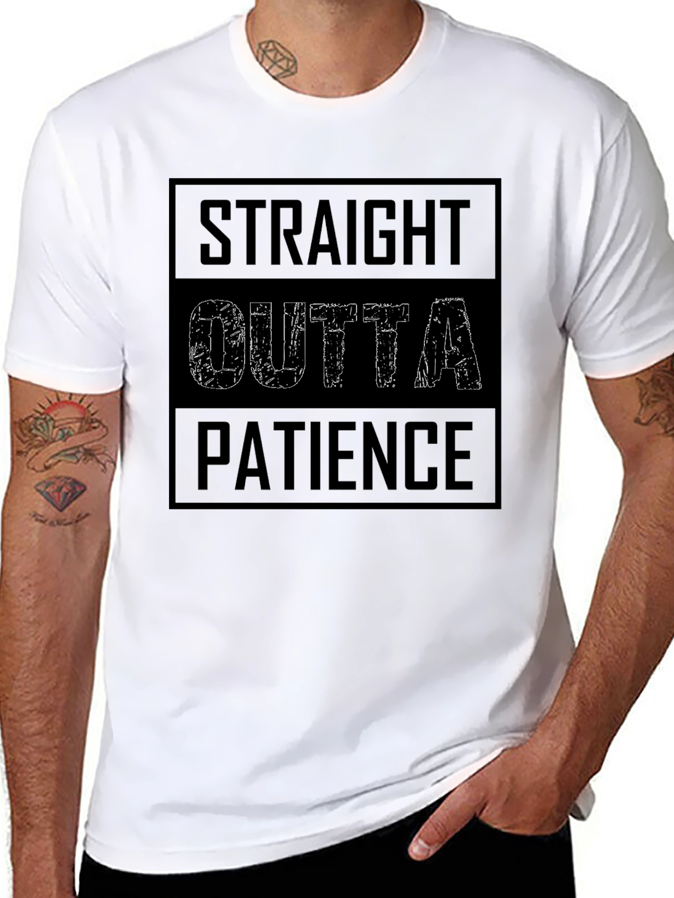Straight Outta Patience Graphic Tee