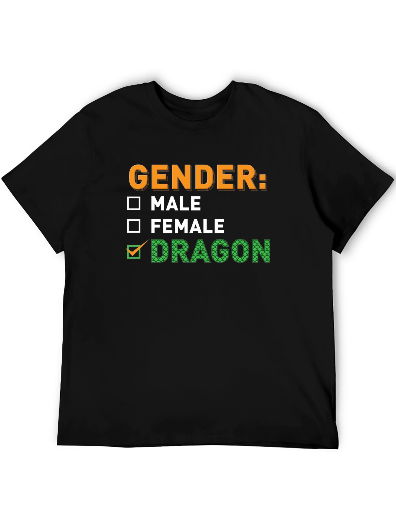Dragon Gender T-Shirt - Funny Graphic Tee