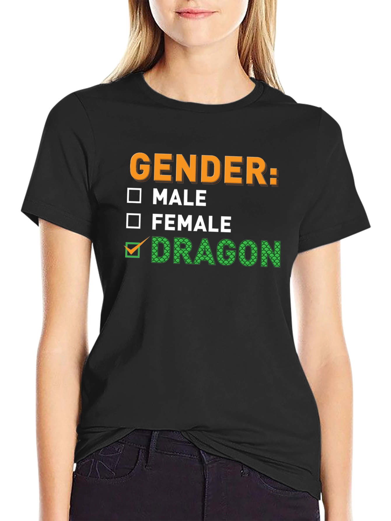 Dragon Gender T-Shirt - Funny Graphic Tee
