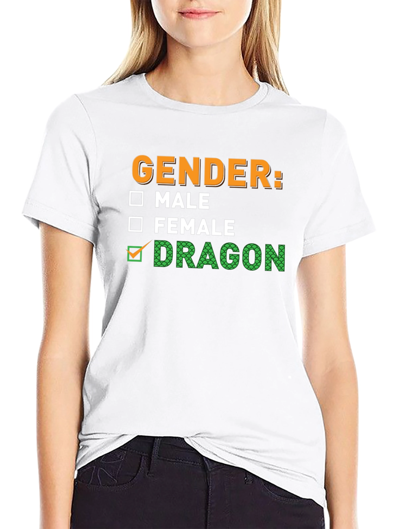 Dragon Gender T-Shirt - Funny Graphic Tee