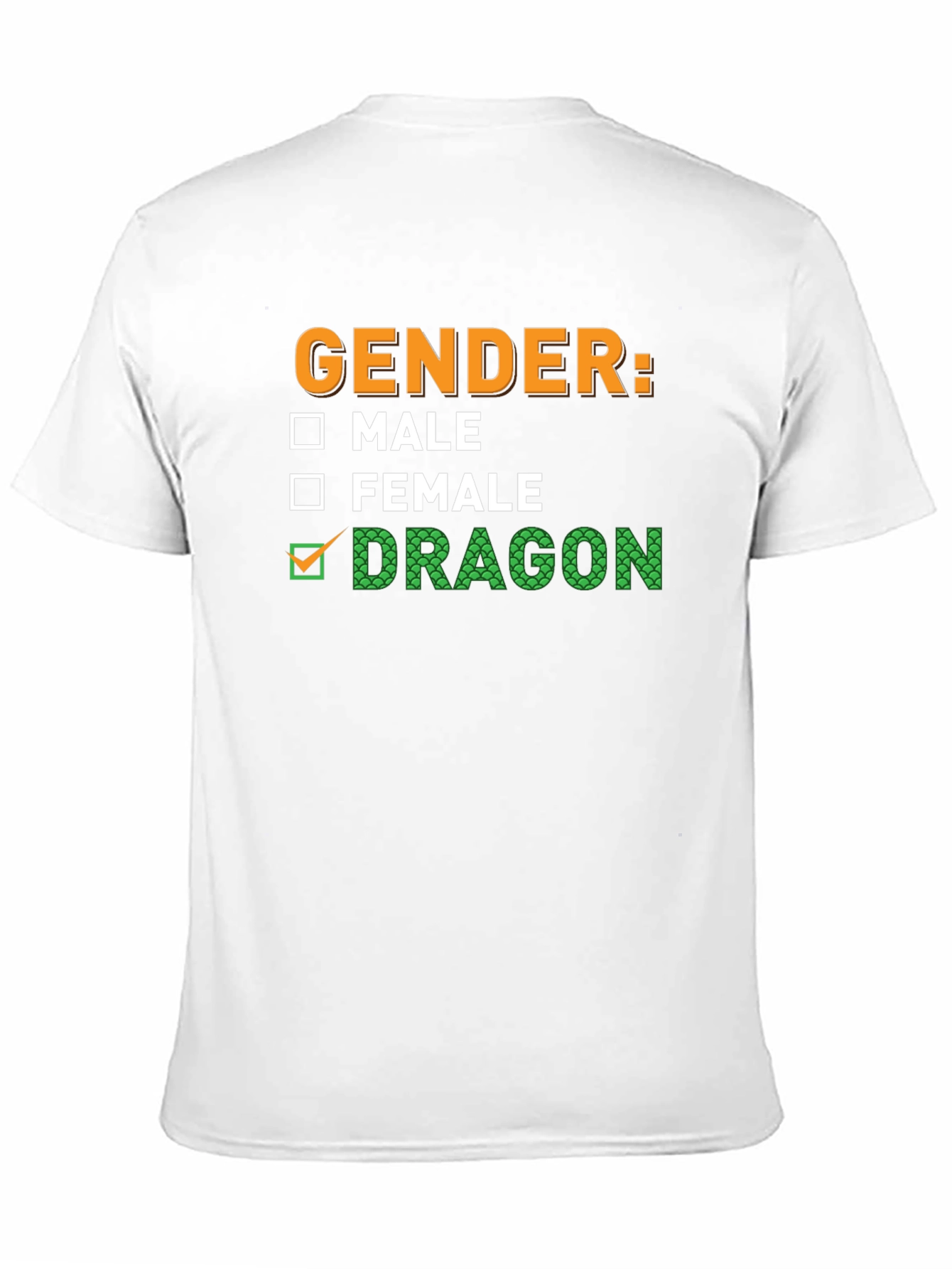 Dragon Gender T-Shirt - Funny Graphic Tee