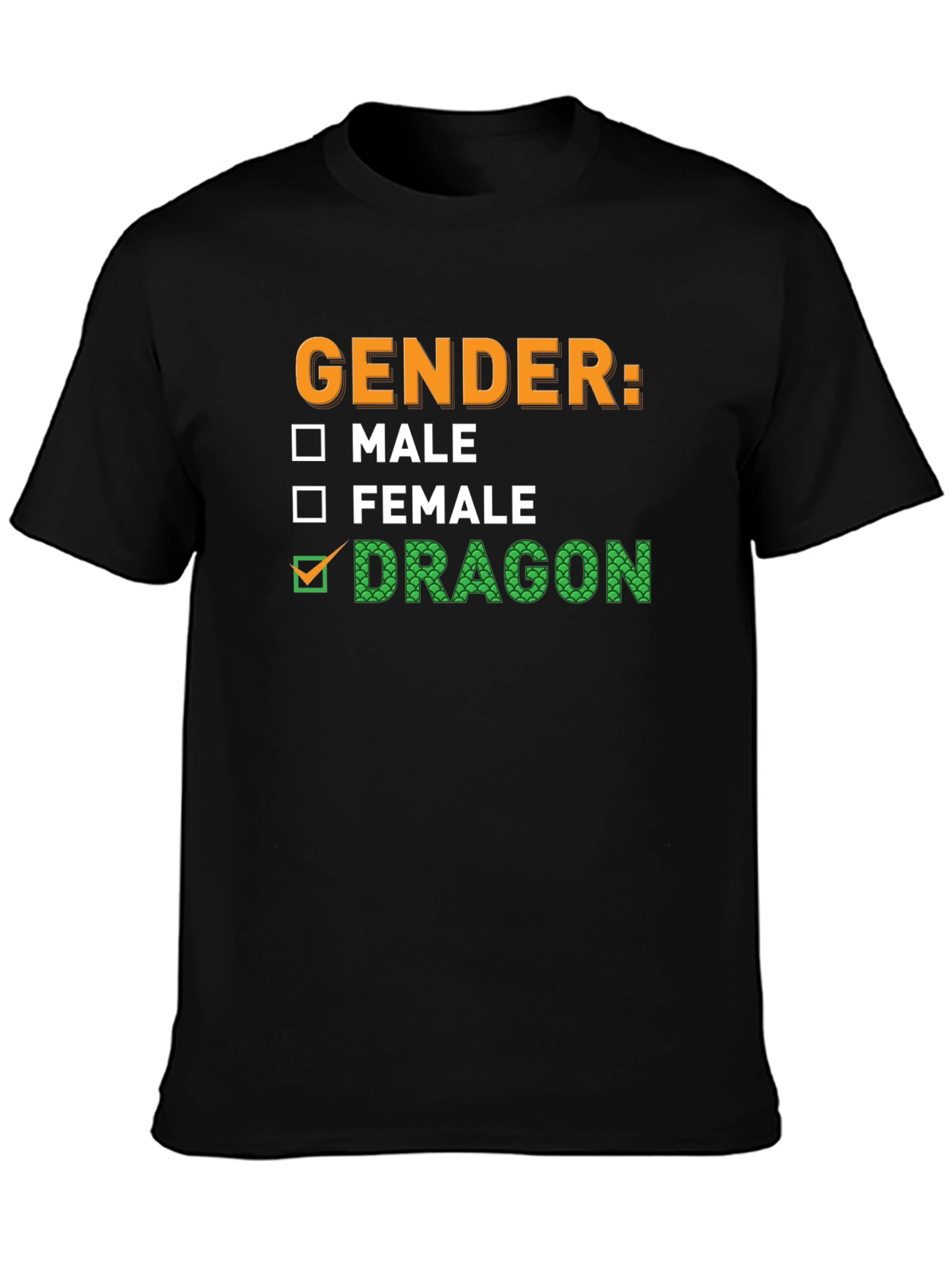 Dragon Gender T-Shirt - Funny Graphic Tee