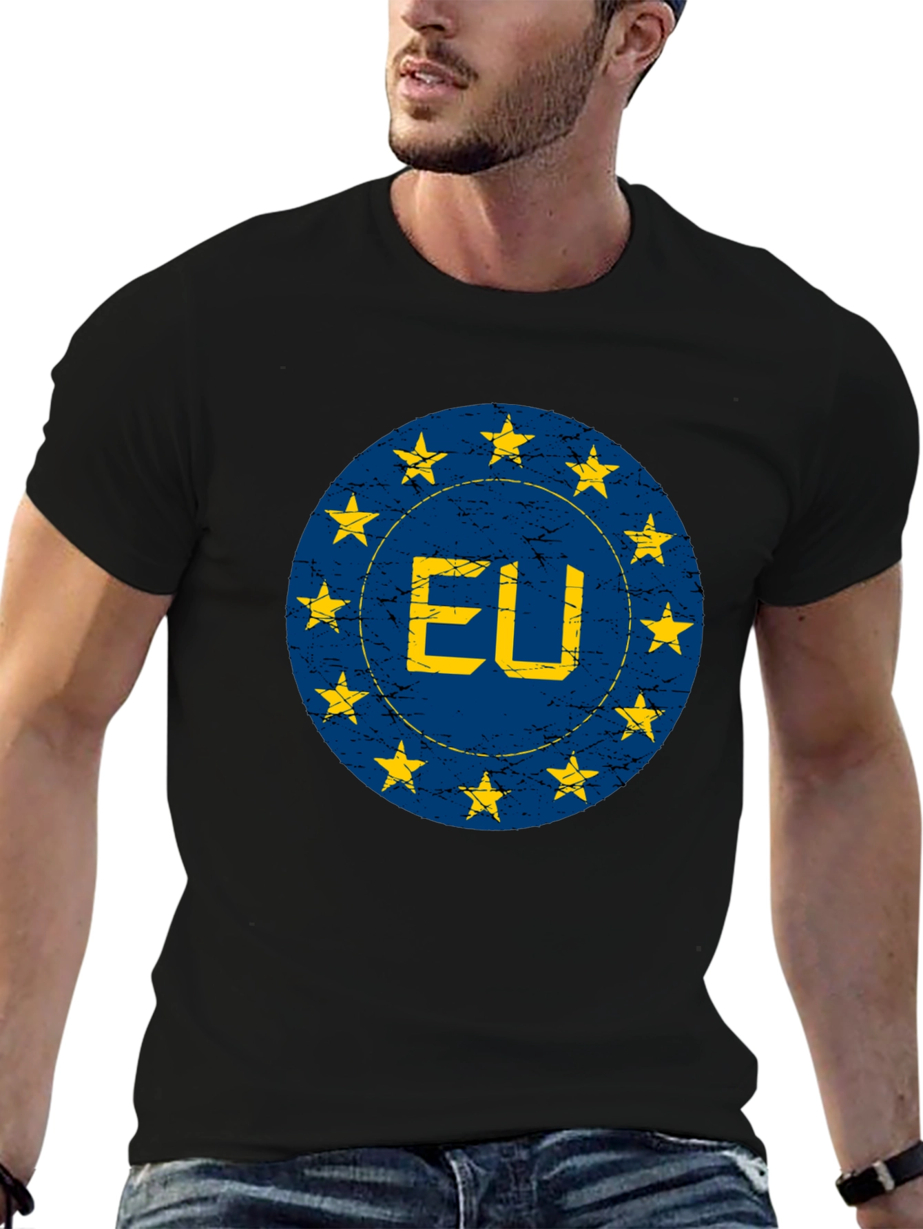 EU Flag Graphic T-Shirt - European Union Pride Tee