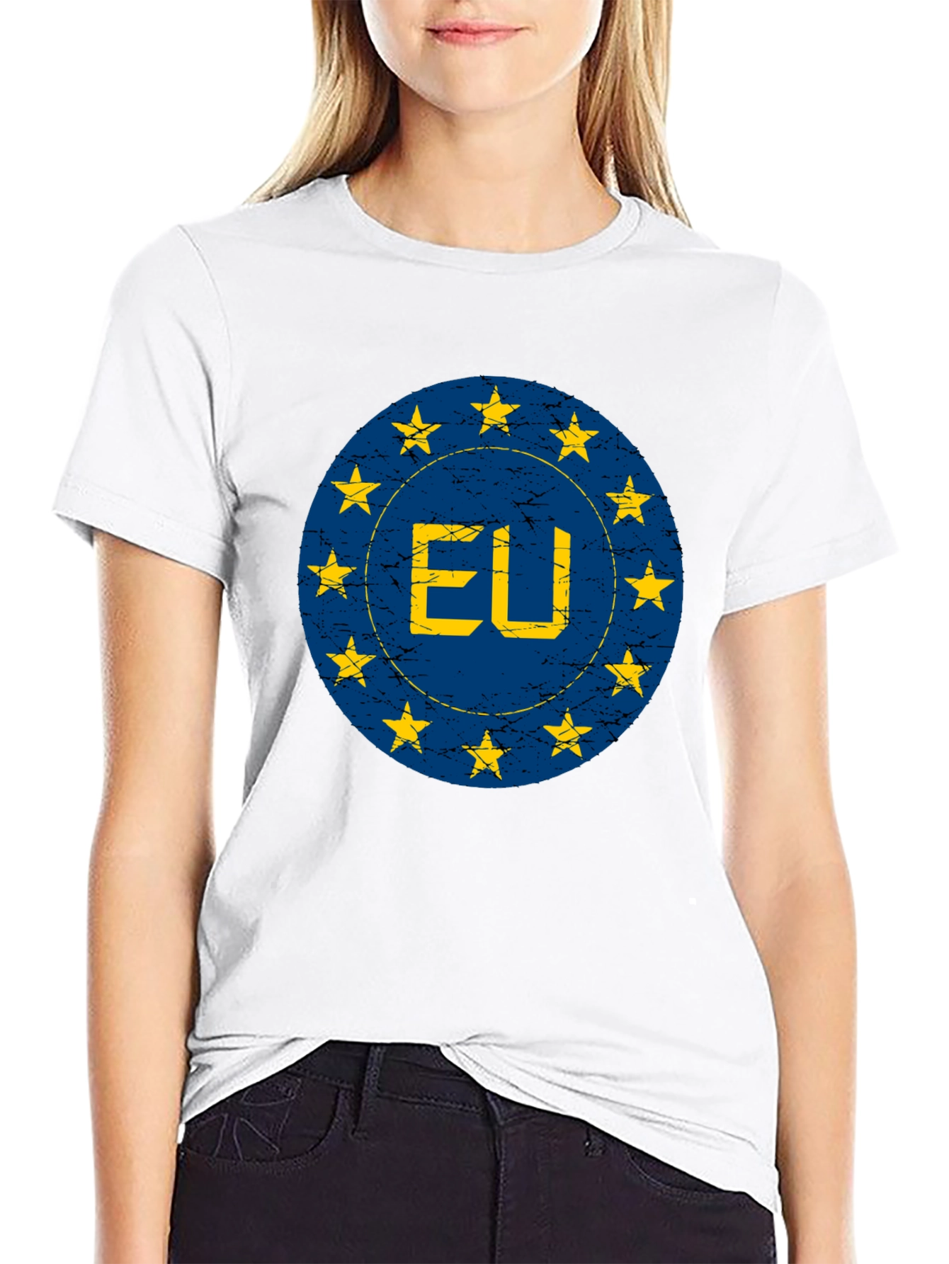 EU Flag Graphic T-Shirt - European Union Pride Tee