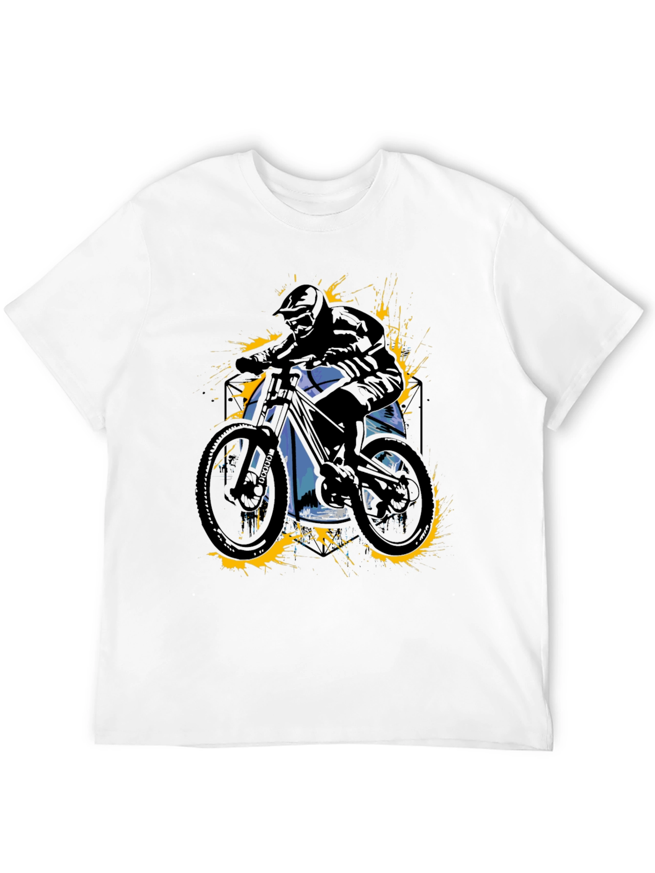 Mountain Biker Graphic Tee - Black