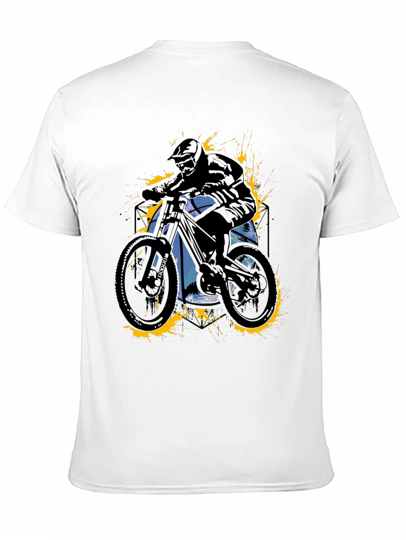 Mountain Biker Graphic Tee - Black