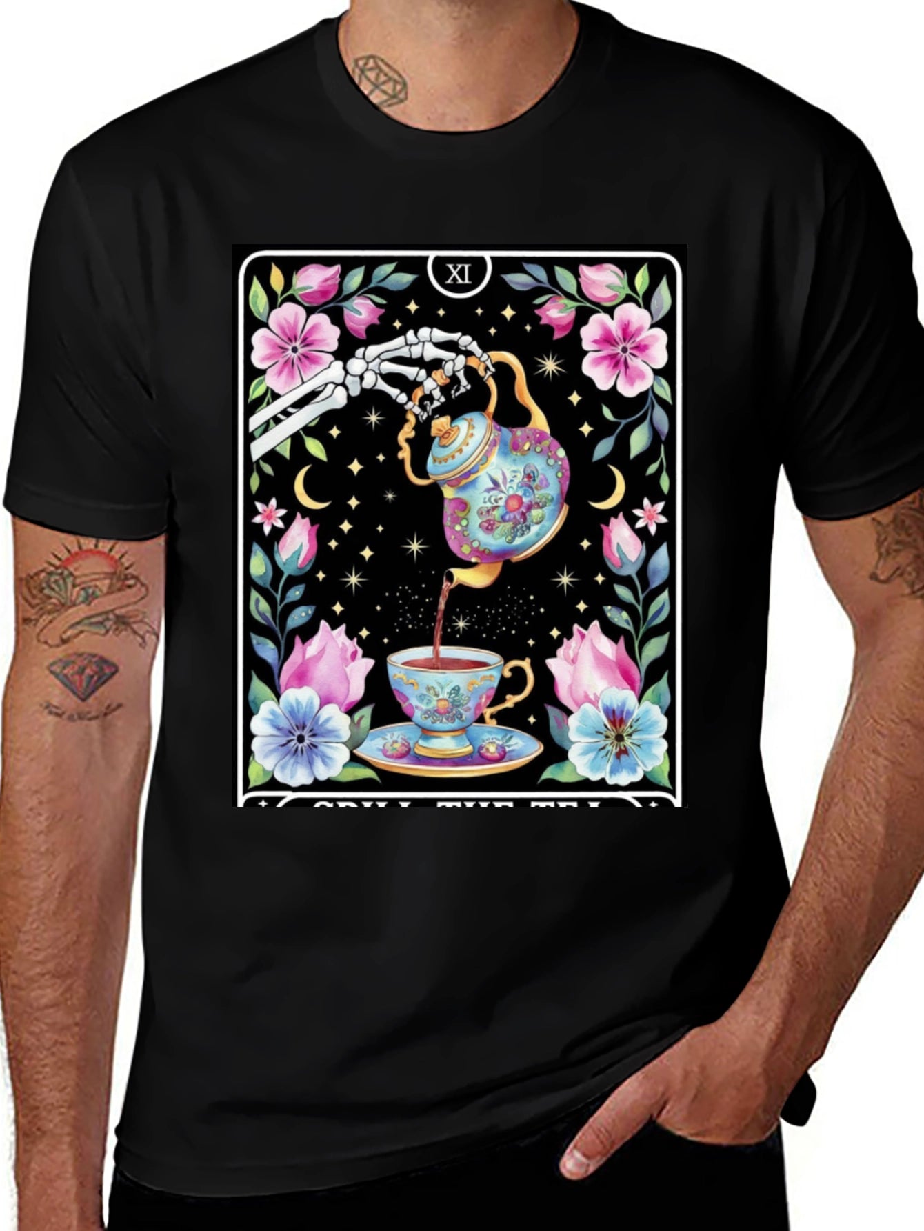 Spill the Tea Tarot Card T-Shirt