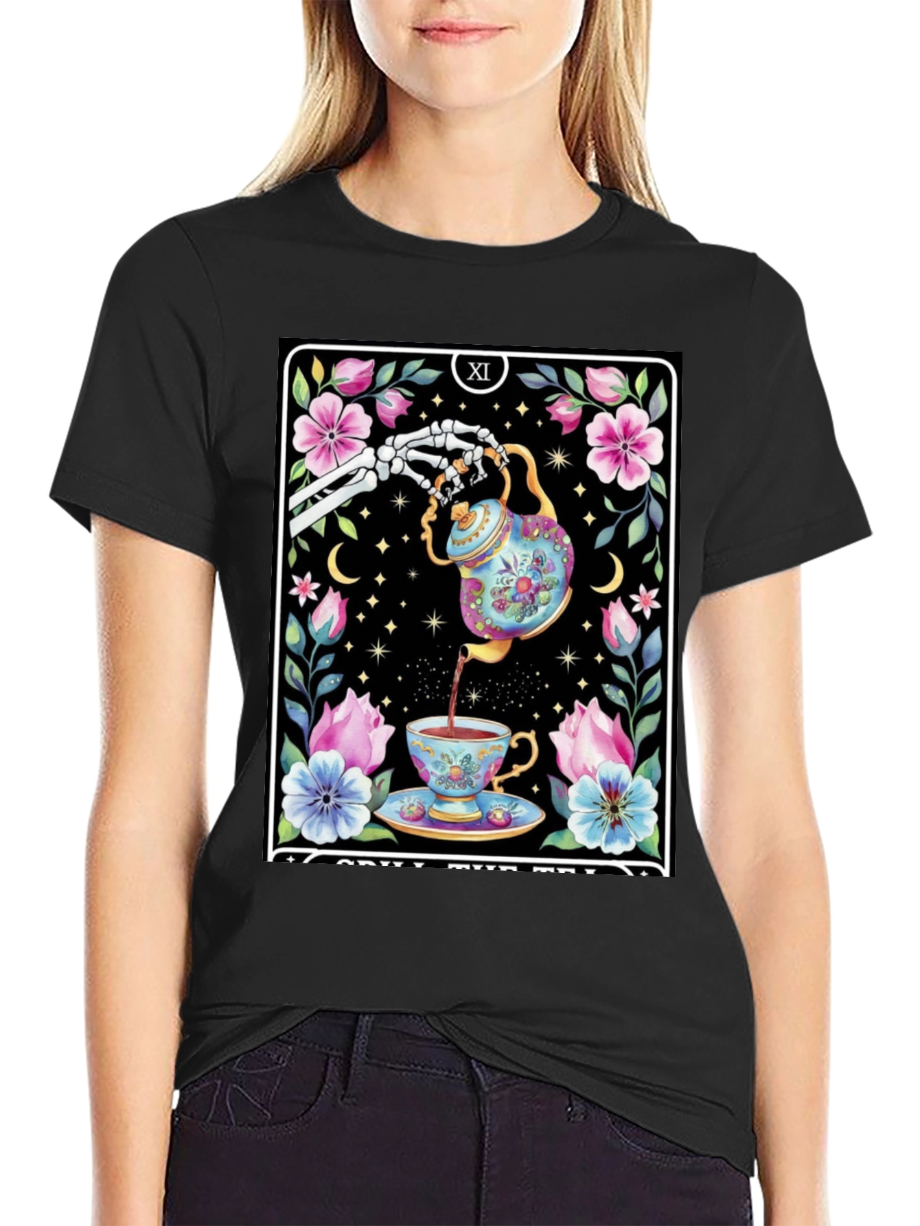 Spill the Tea Tarot Card T-Shirt