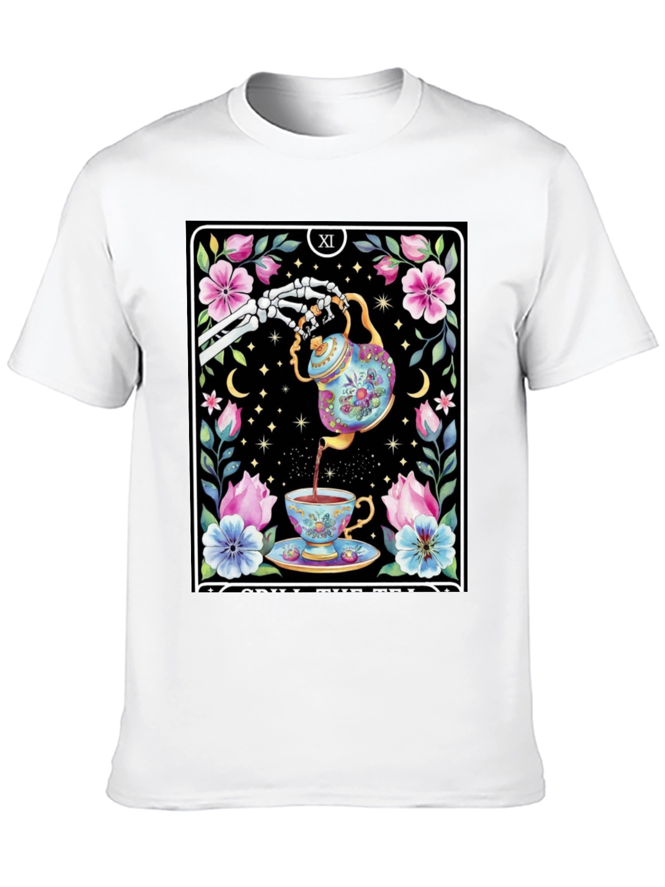 Spill the Tea Tarot Card T-Shirt