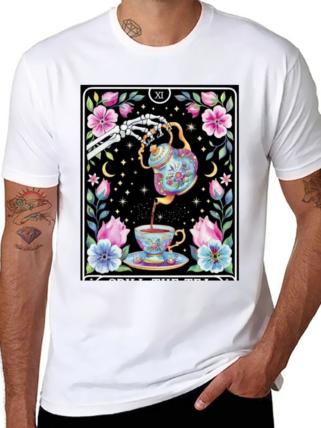 Spill the Tea Tarot Card T-Shirt