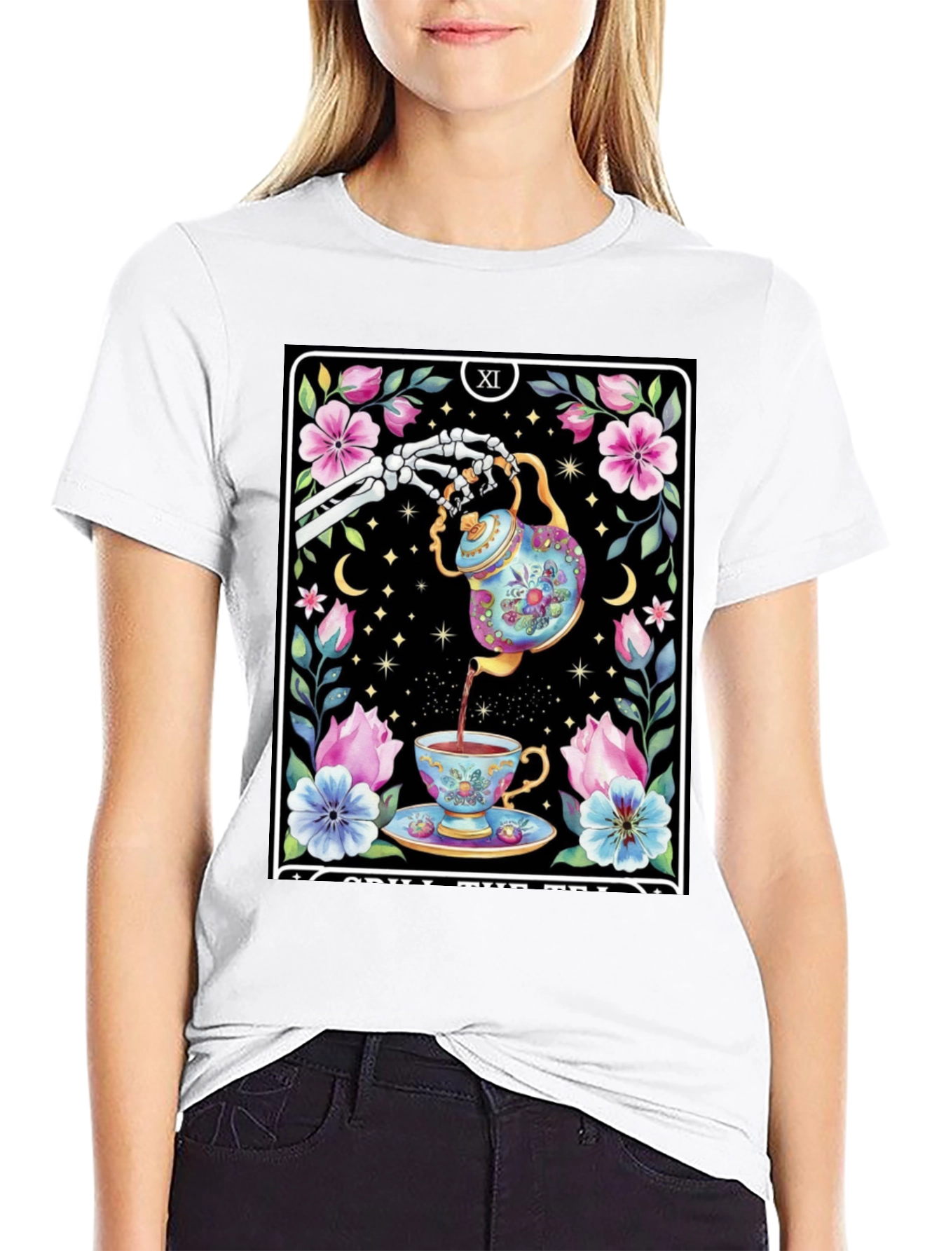 Spill the Tea Tarot Card T-Shirt