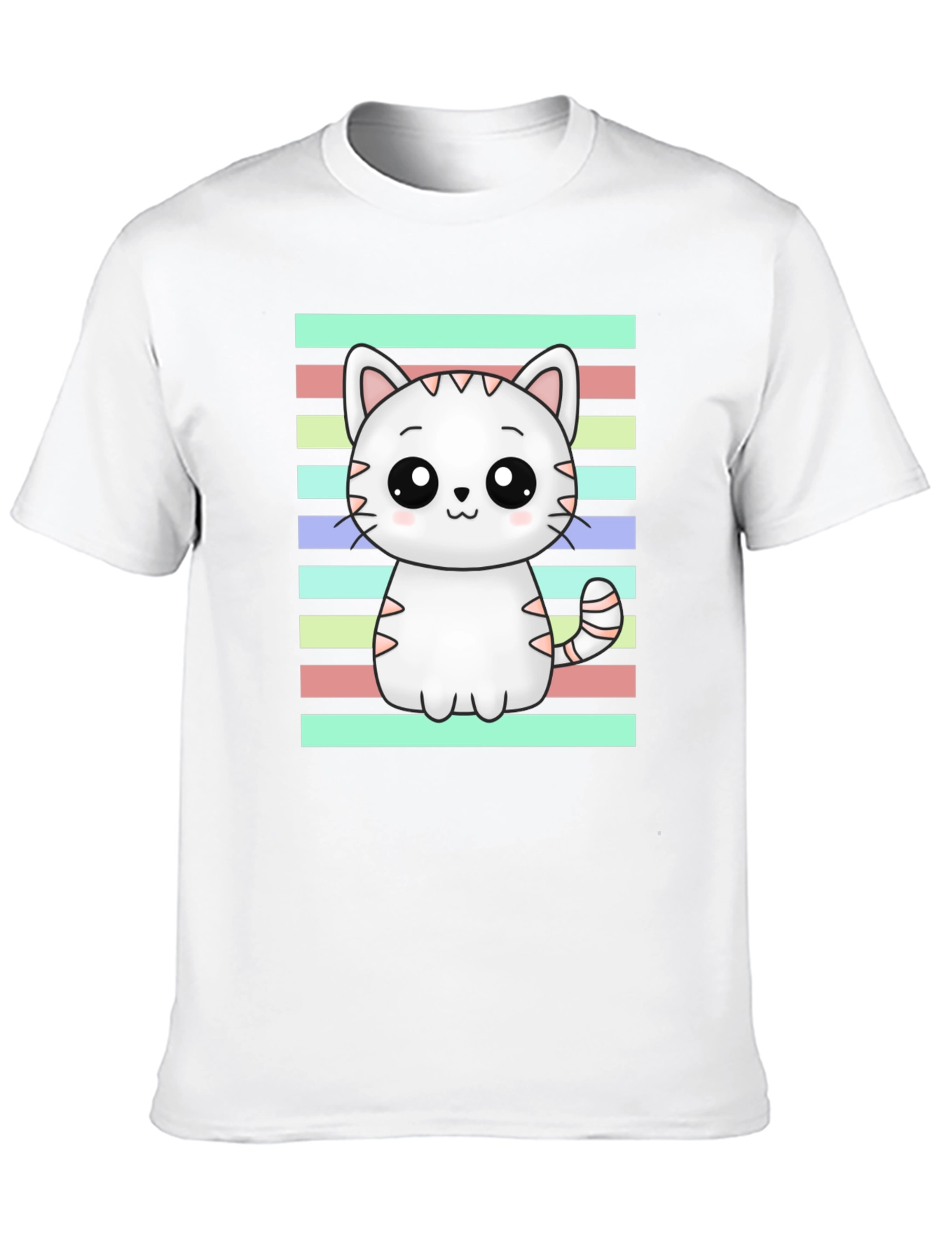 Cute Cartoon Cat T-Shirt