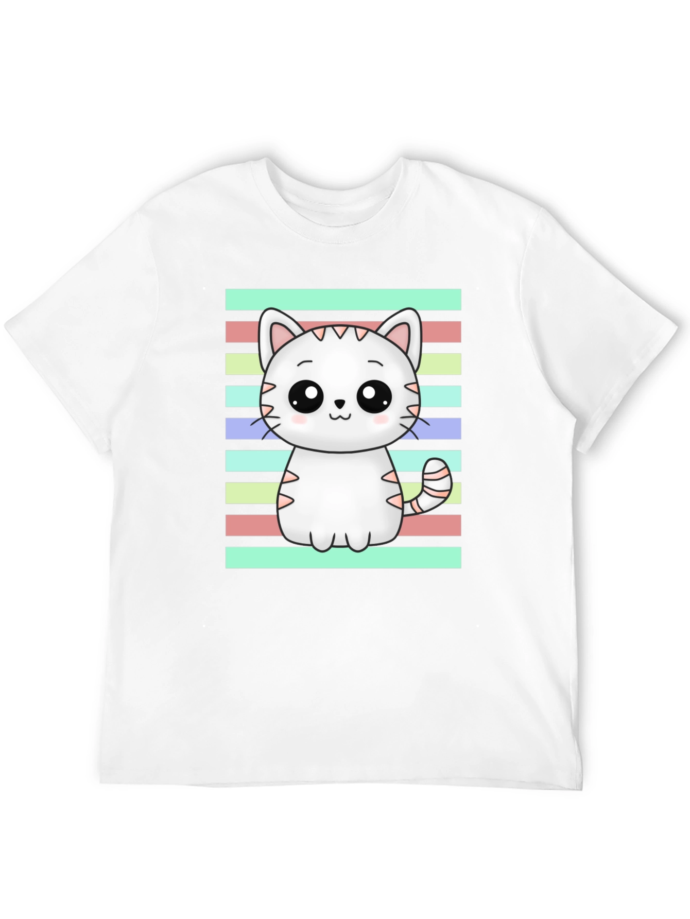Cute Cartoon Cat T-Shirt