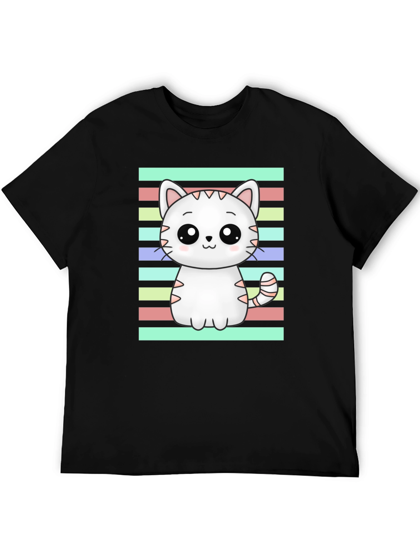 Cute Cartoon Cat T-Shirt
