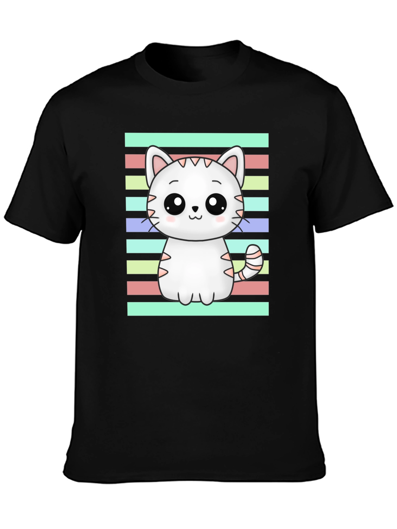 Cute Cartoon Cat T-Shirt