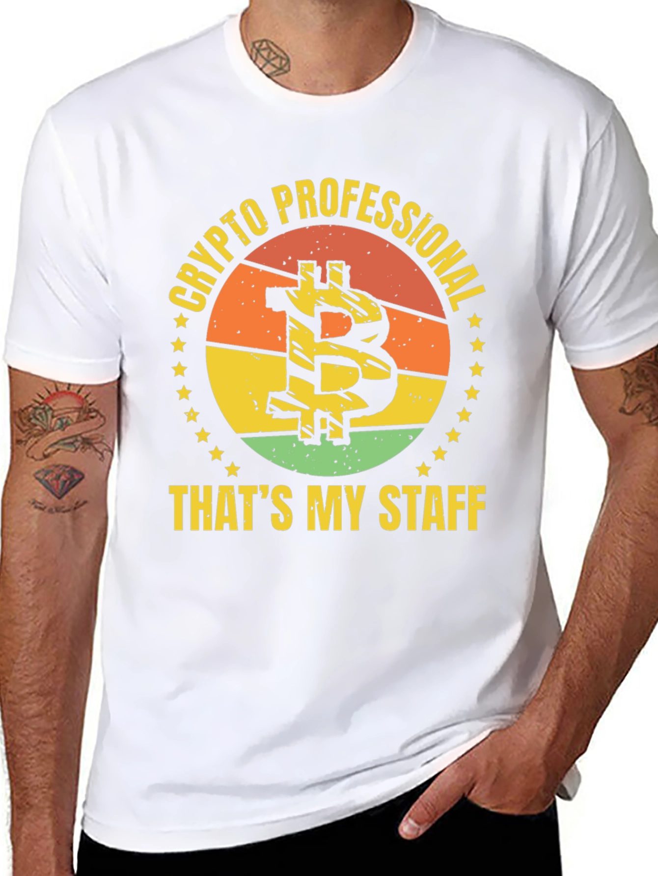 Crypto Professional Bitcoin Graphic Tee