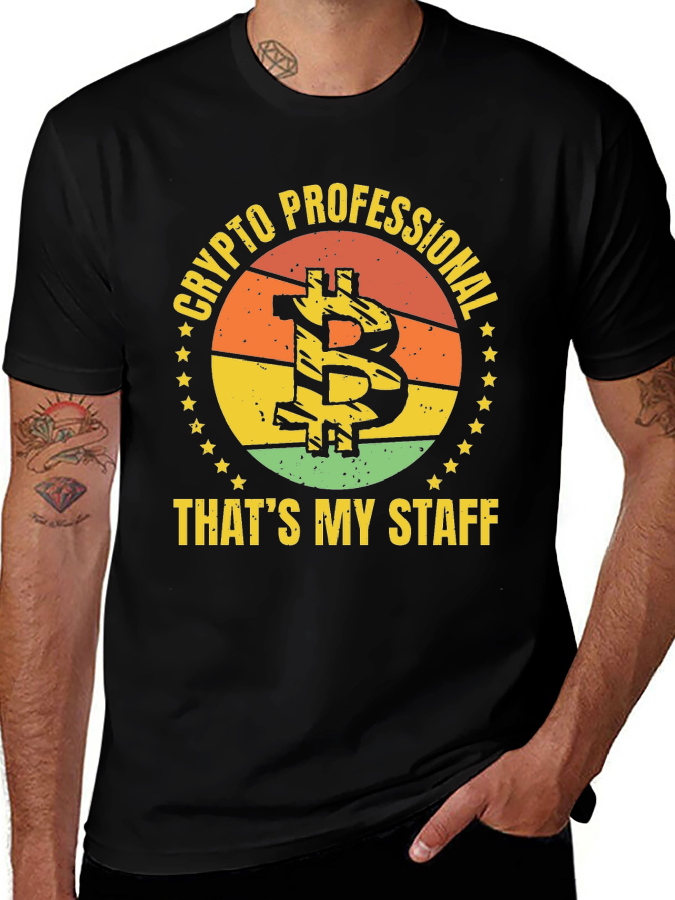 Crypto Professional Bitcoin Graphic Tee