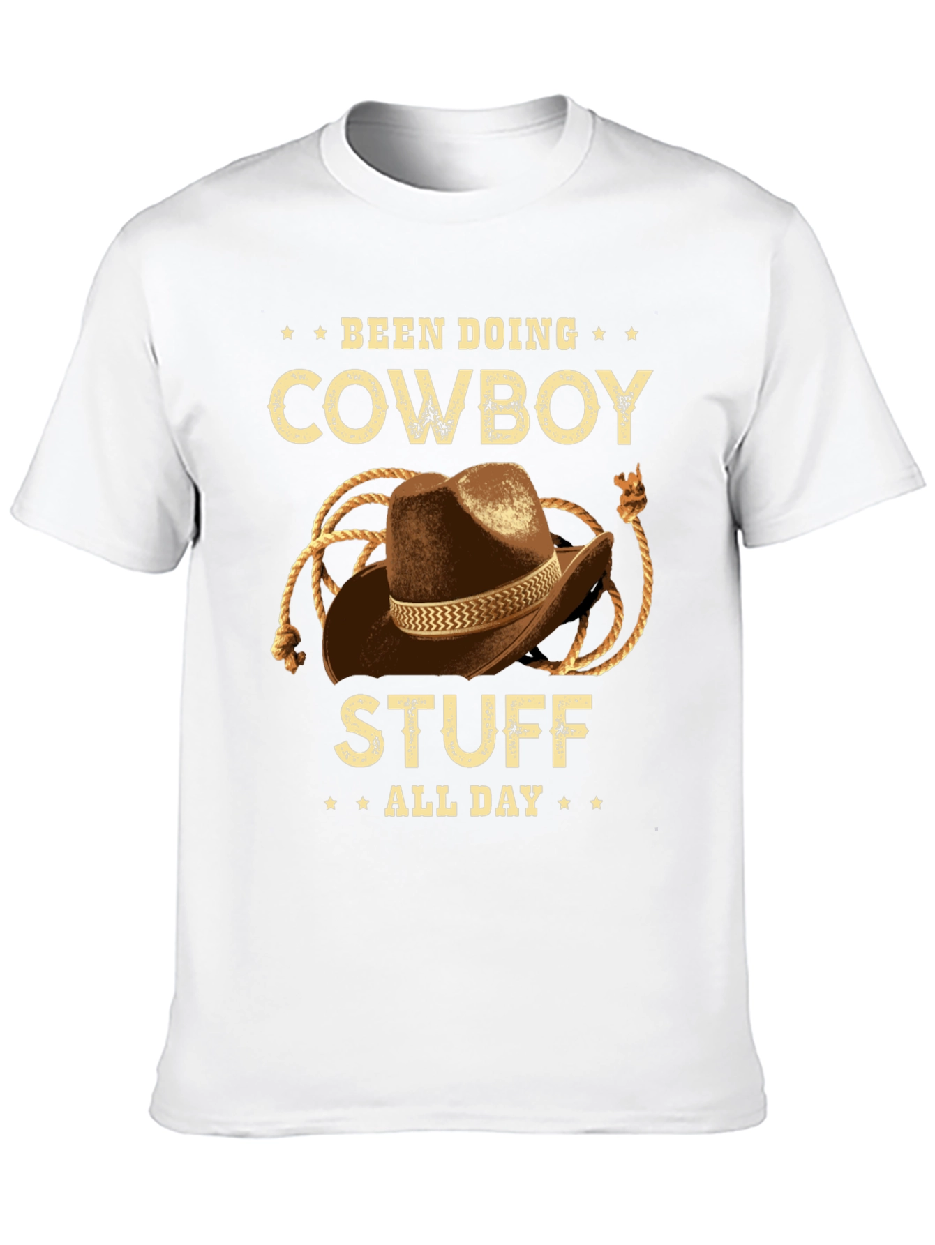 Cowboy Stuff All Day Graphic Tee - Black