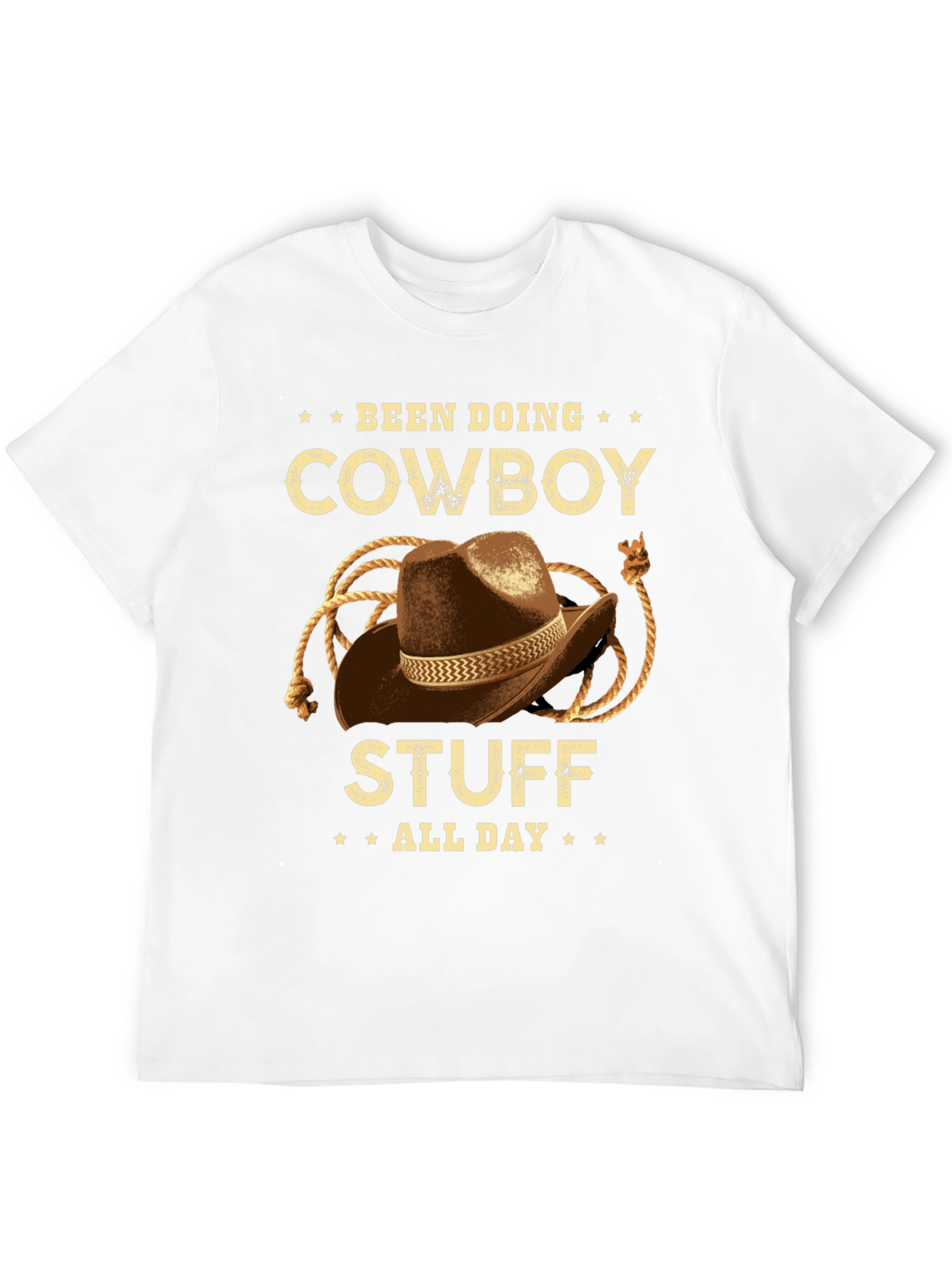 Cowboy Stuff All Day Graphic Tee - Black