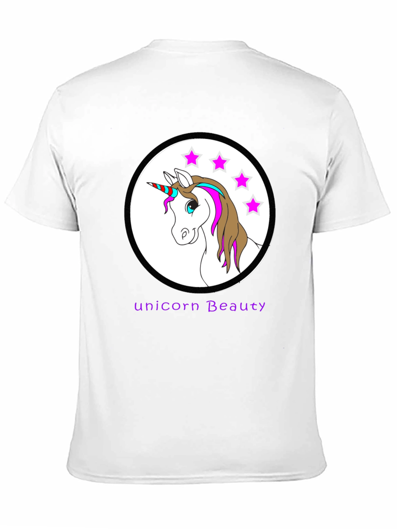 Unicorn Beauty Black T-Shirt