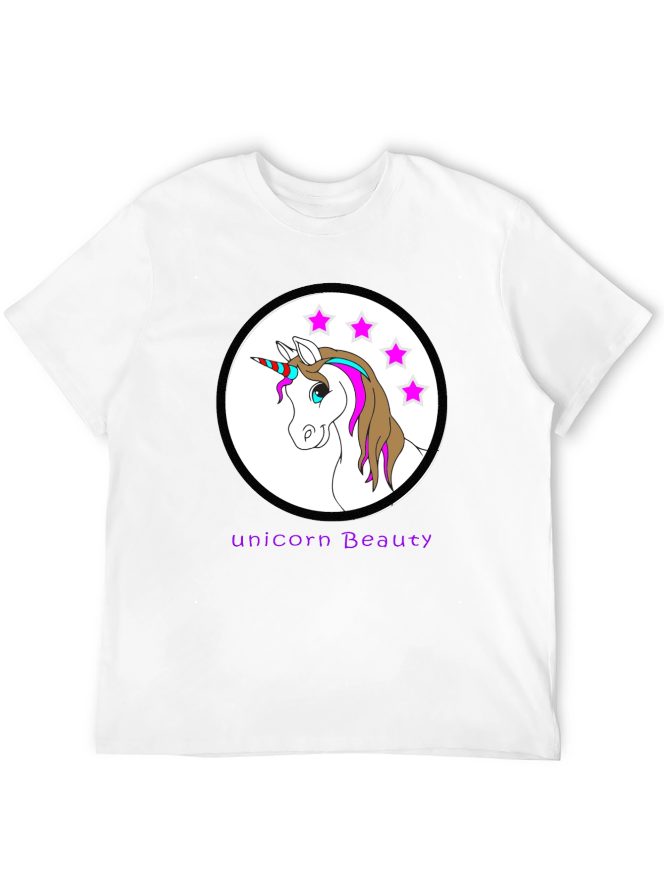 Unicorn Beauty Black T-Shirt