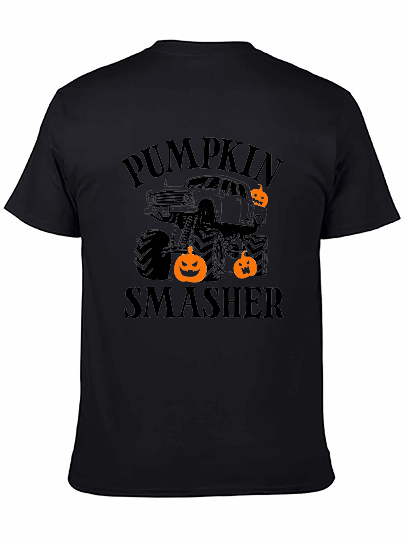 Pumpkin Smasher Monster Truck Halloween T-Shirt