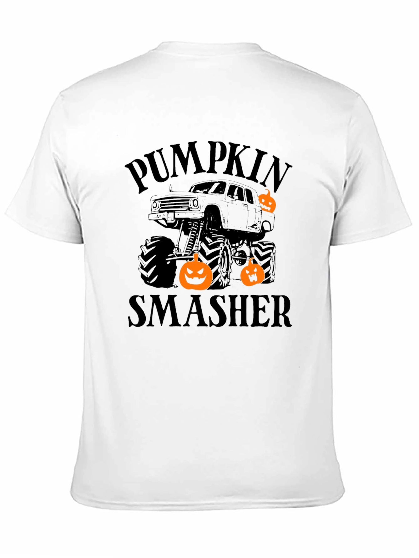 Pumpkin Smasher Monster Truck Halloween T-Shirt