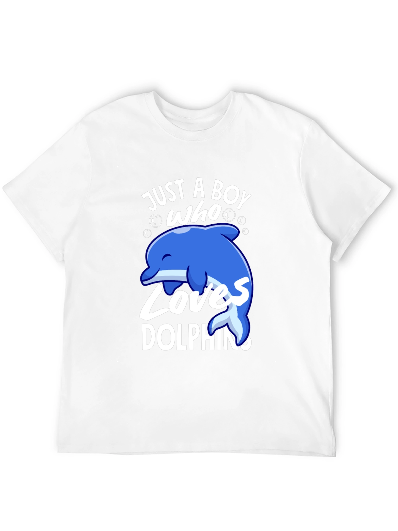 Boys Dolphin Lover T-Shirt - Cute Graphic Tee