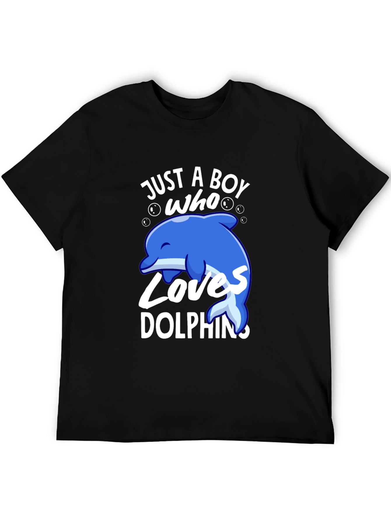 Boys Dolphin Lover T-Shirt - Cute Graphic Tee