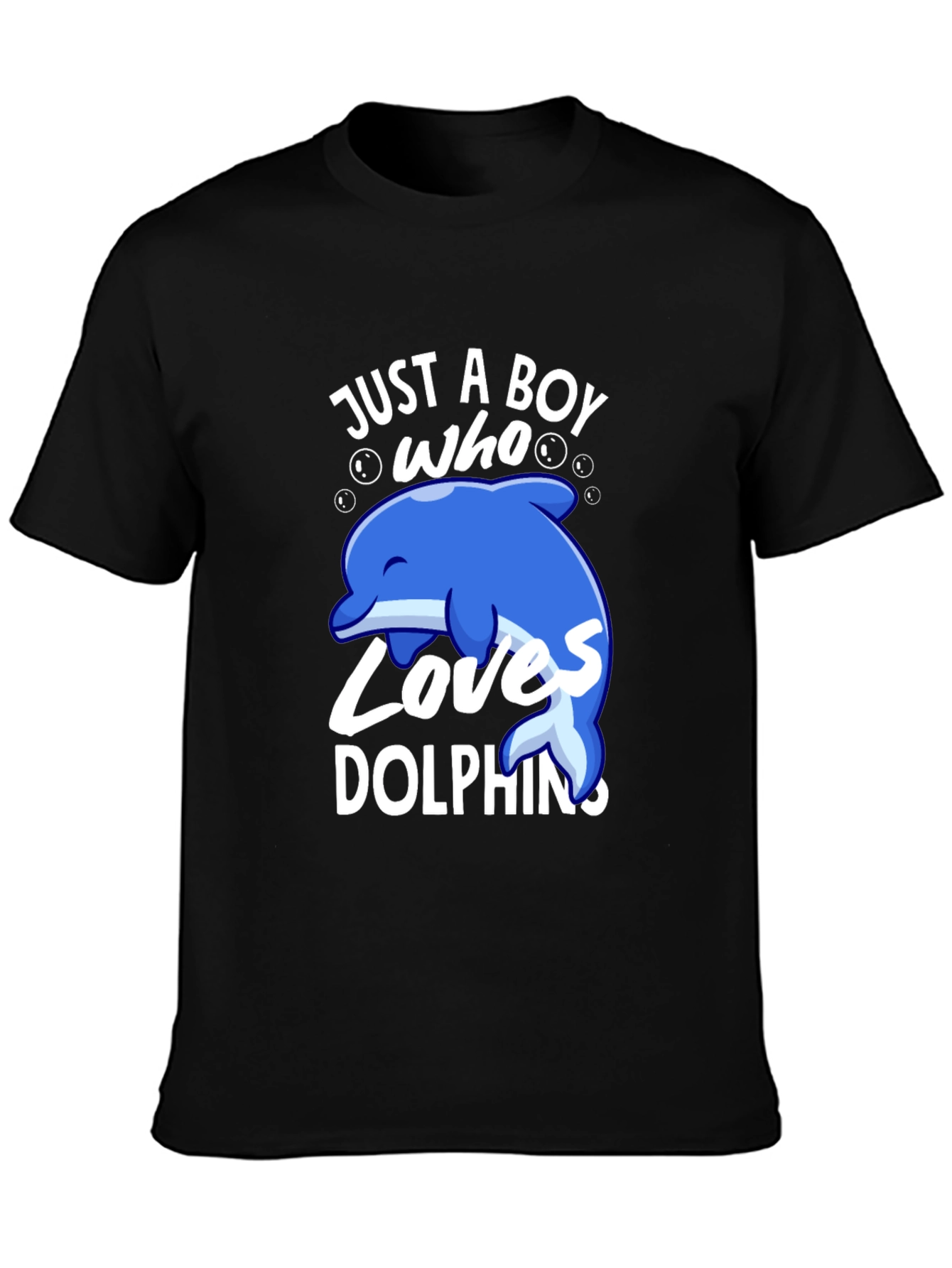 Boys Dolphin Lover T-Shirt - Cute Graphic Tee