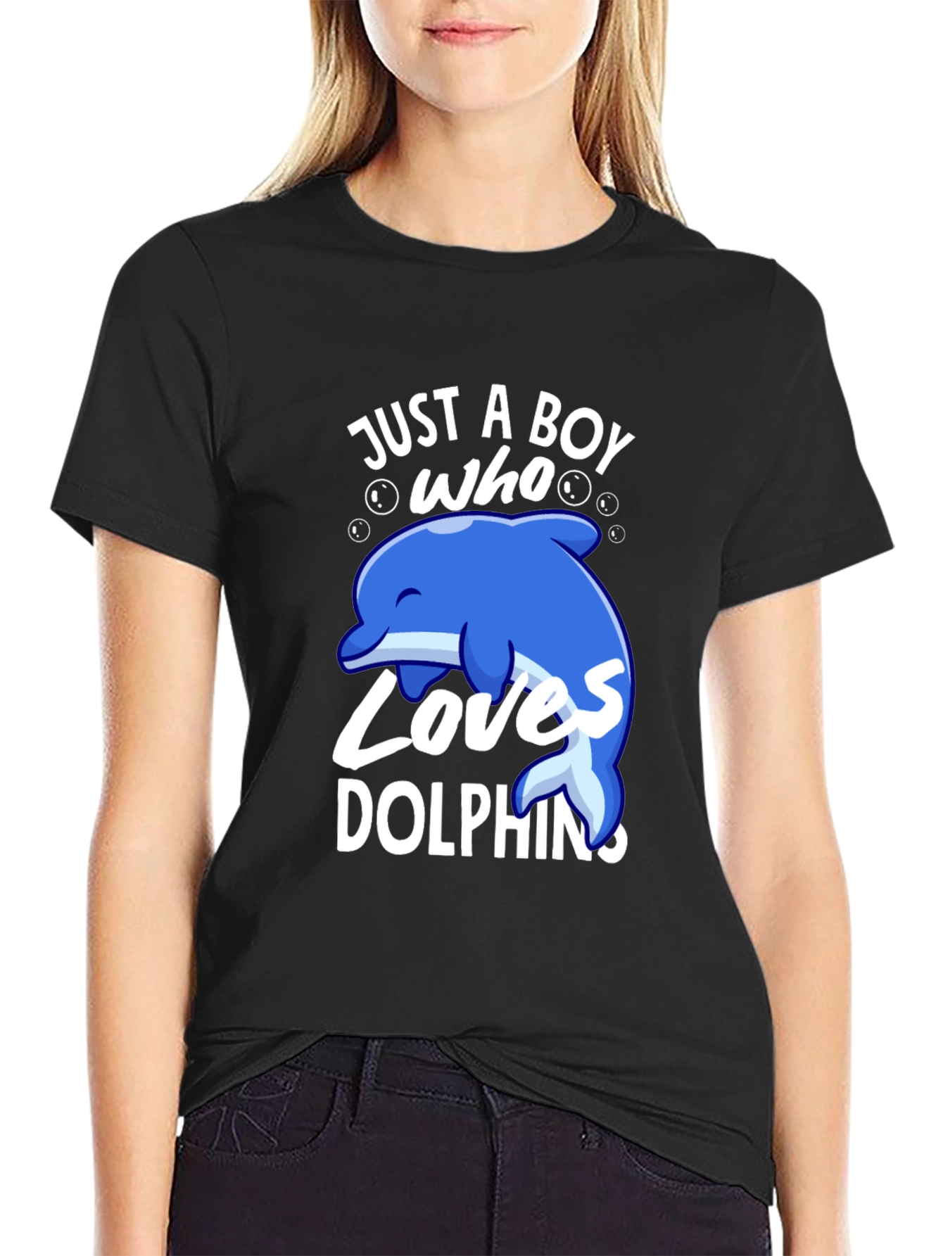 Boys Dolphin Lover T-Shirt - Cute Graphic Tee