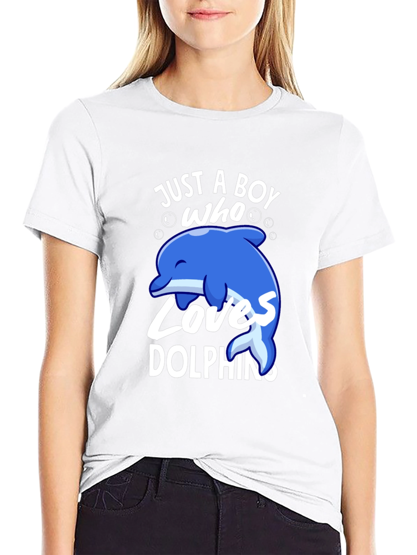 Boys Dolphin Lover T-Shirt - Cute Graphic Tee