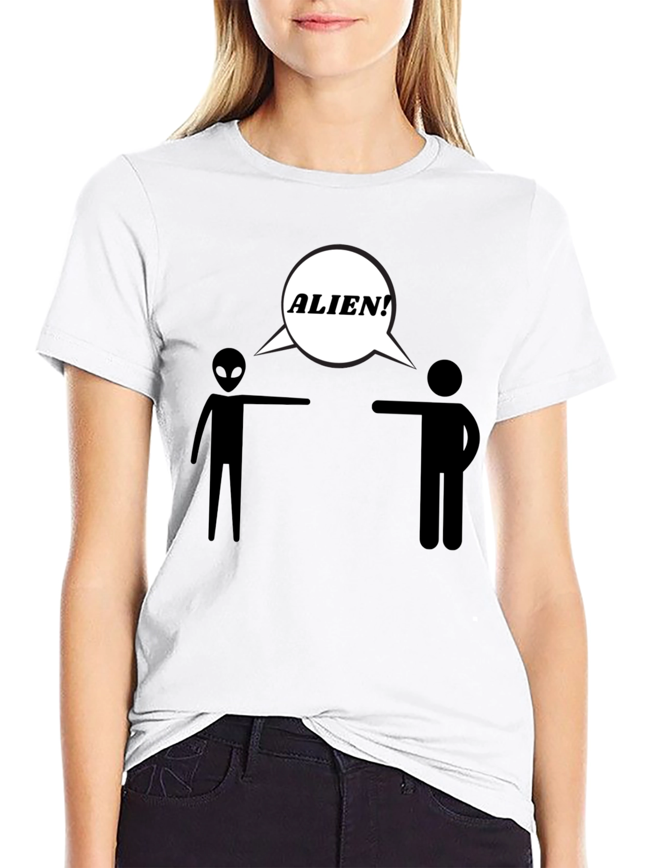 Funny Alien T-Shirt - Sci-Fi Humor Tee