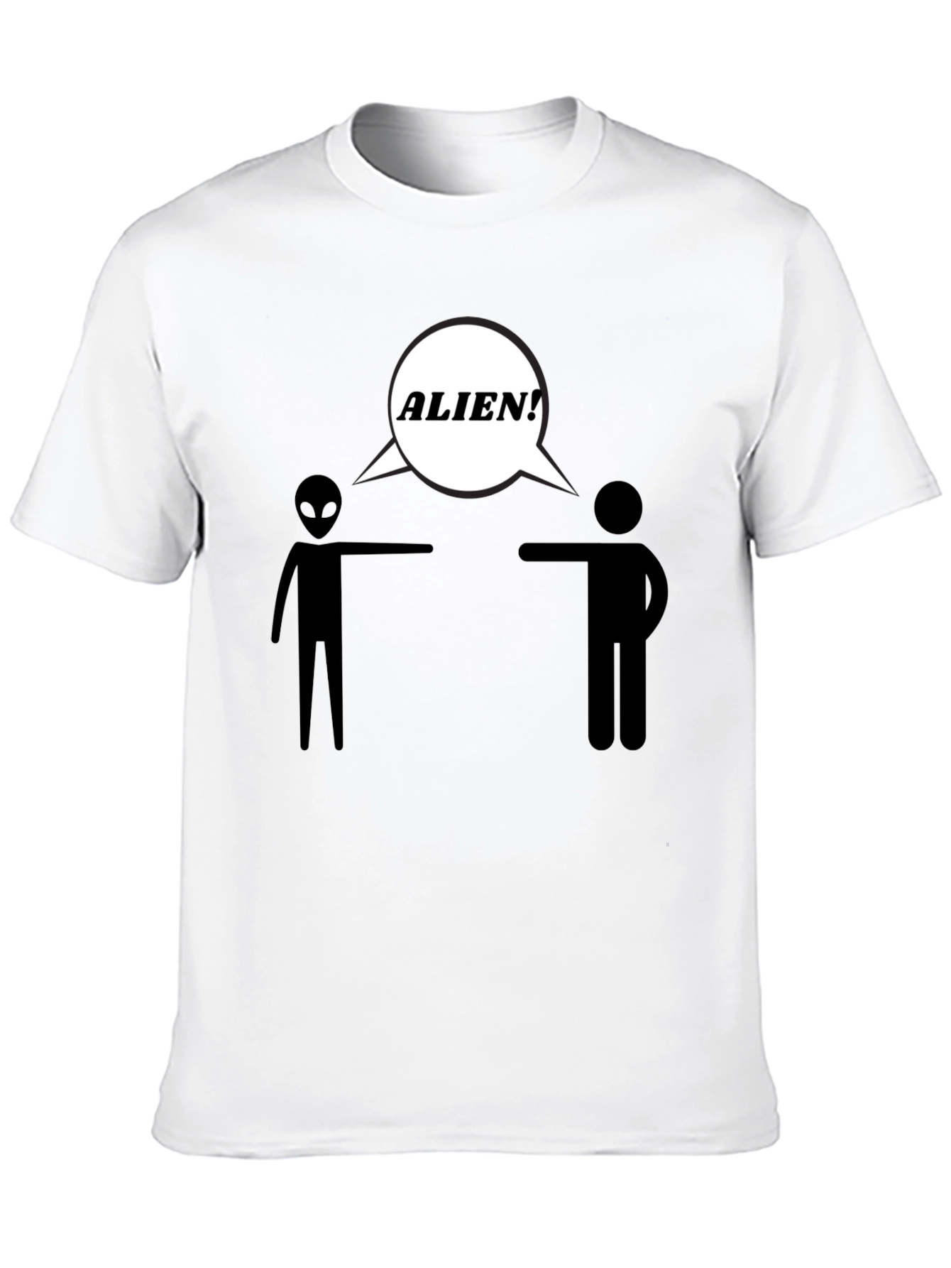 Funny Alien T-Shirt - Sci-Fi Humor Tee