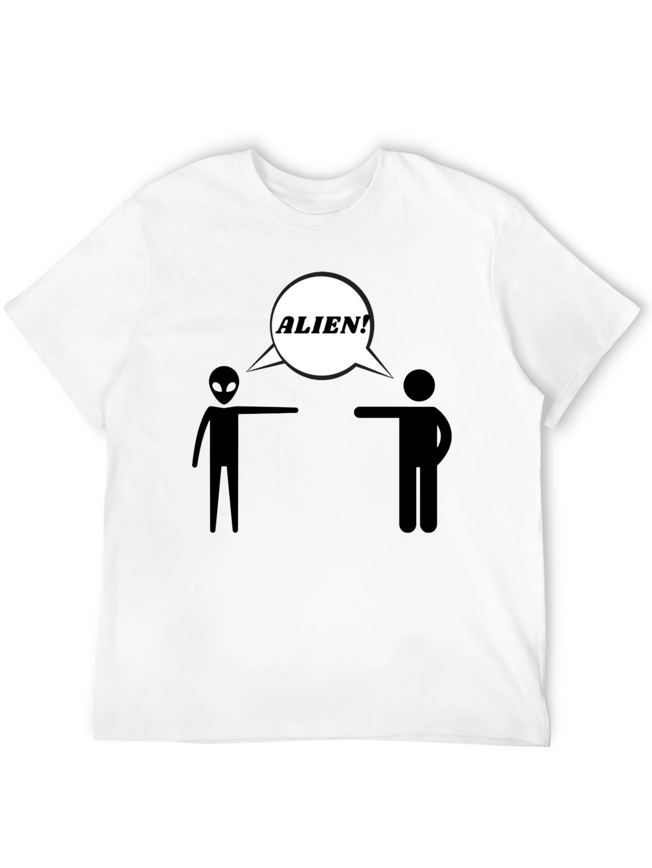 Funny Alien T-Shirt - Sci-Fi Humor Tee