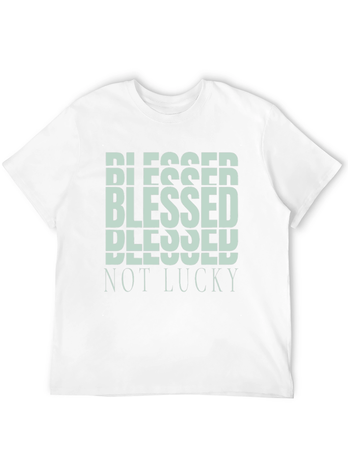 Blessed Not Lucky Graphic Tee