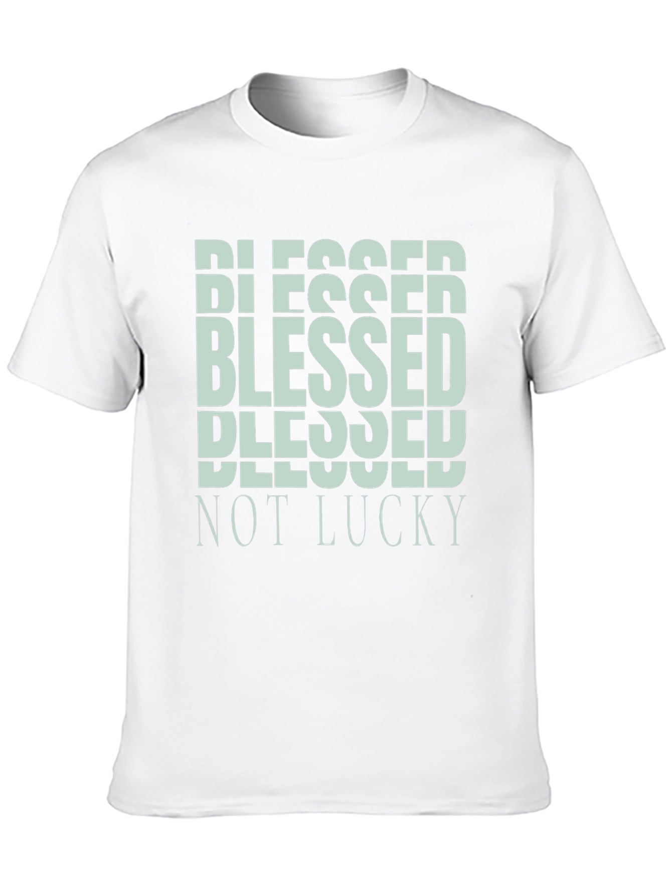 Blessed Not Lucky Graphic Tee
