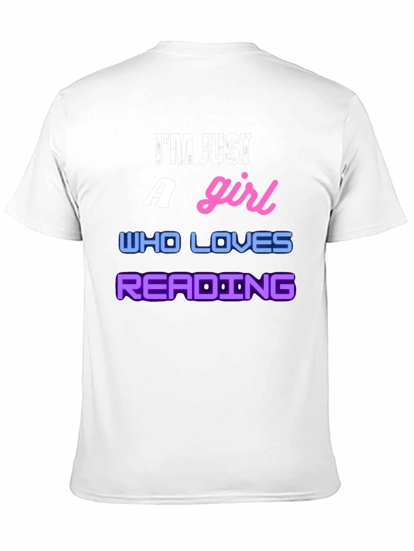 Im Just a Girl Who Loves Reading T-Shirt