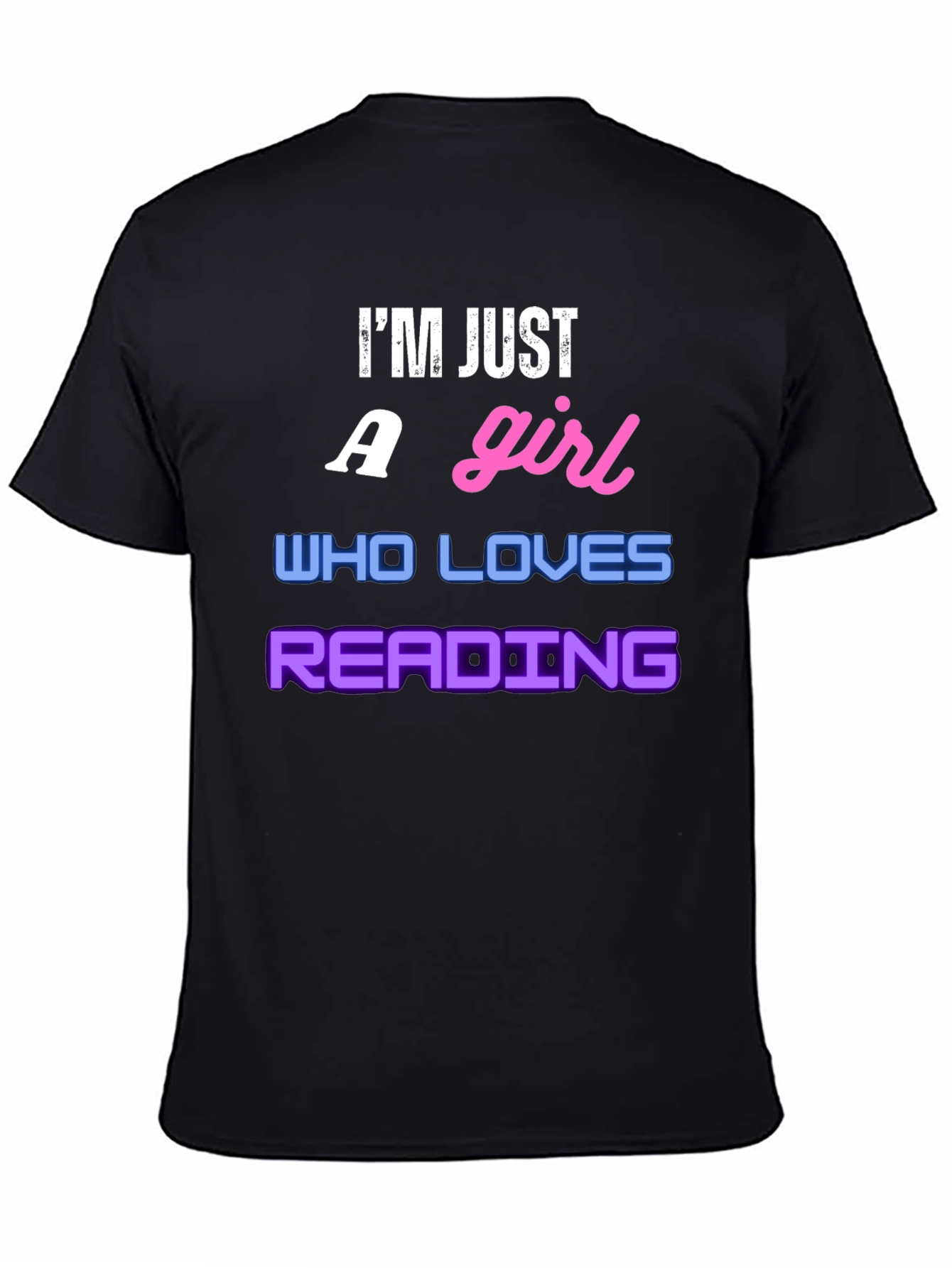 Im Just a Girl Who Loves Reading T-Shirt