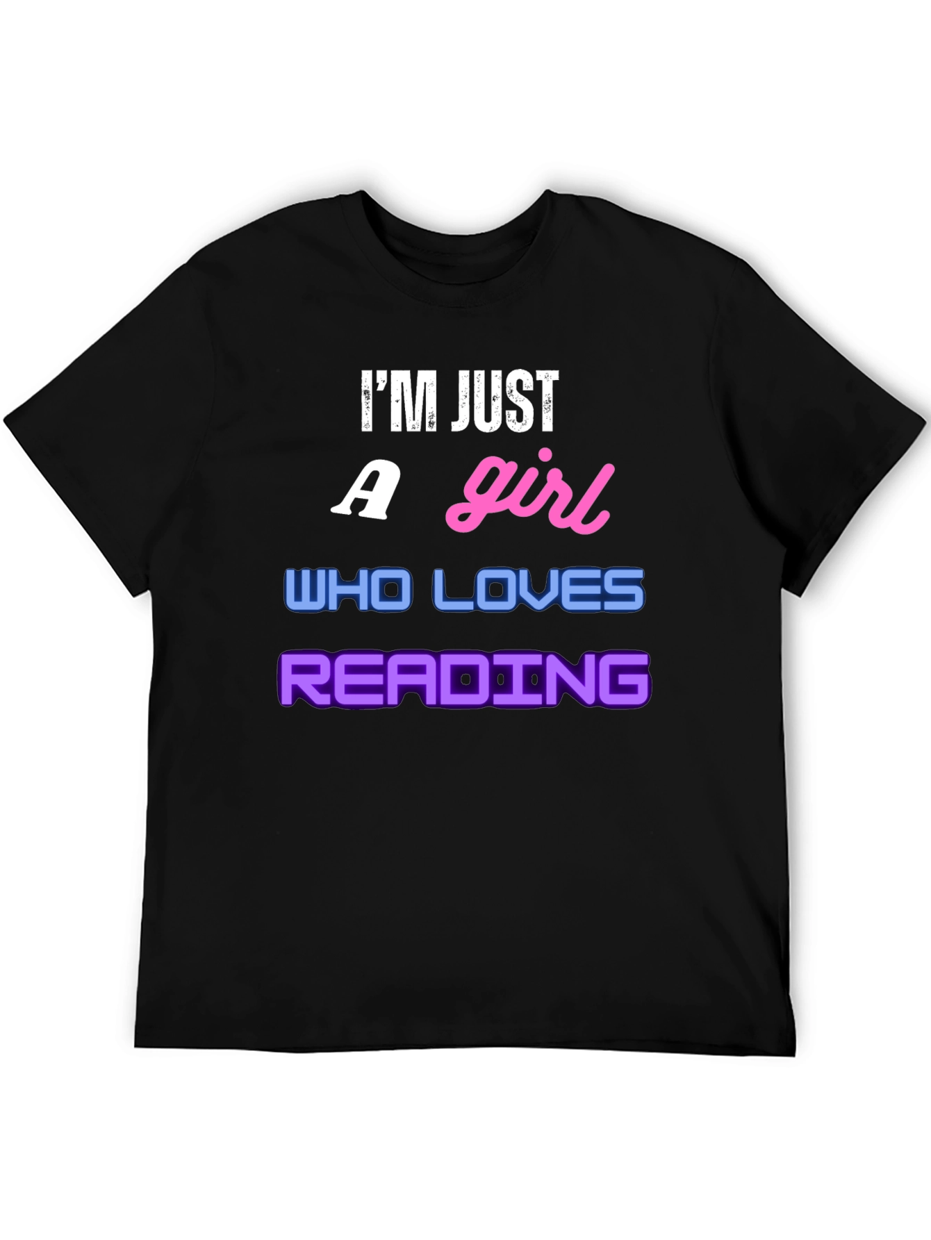 Im Just a Girl Who Loves Reading T-Shirt
