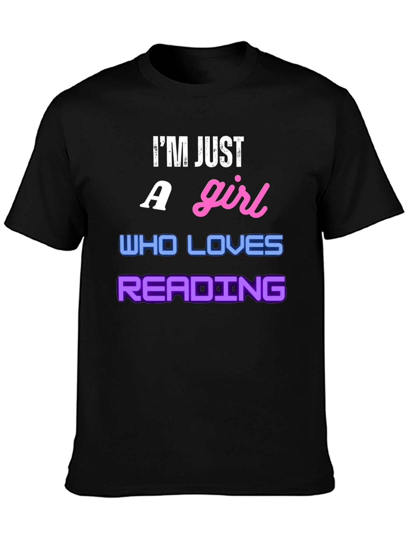 Im Just a Girl Who Loves Reading T-Shirt