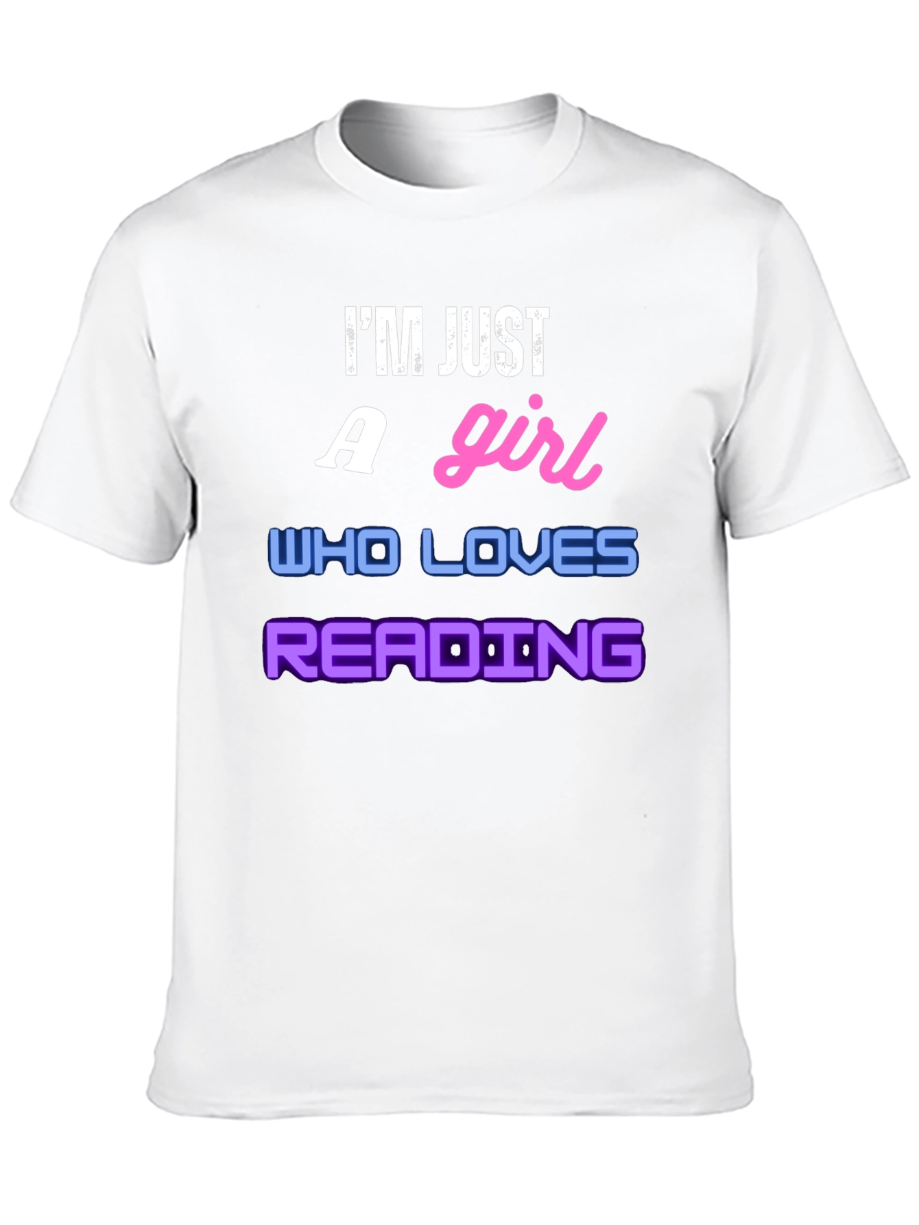 Im Just a Girl Who Loves Reading T-Shirt