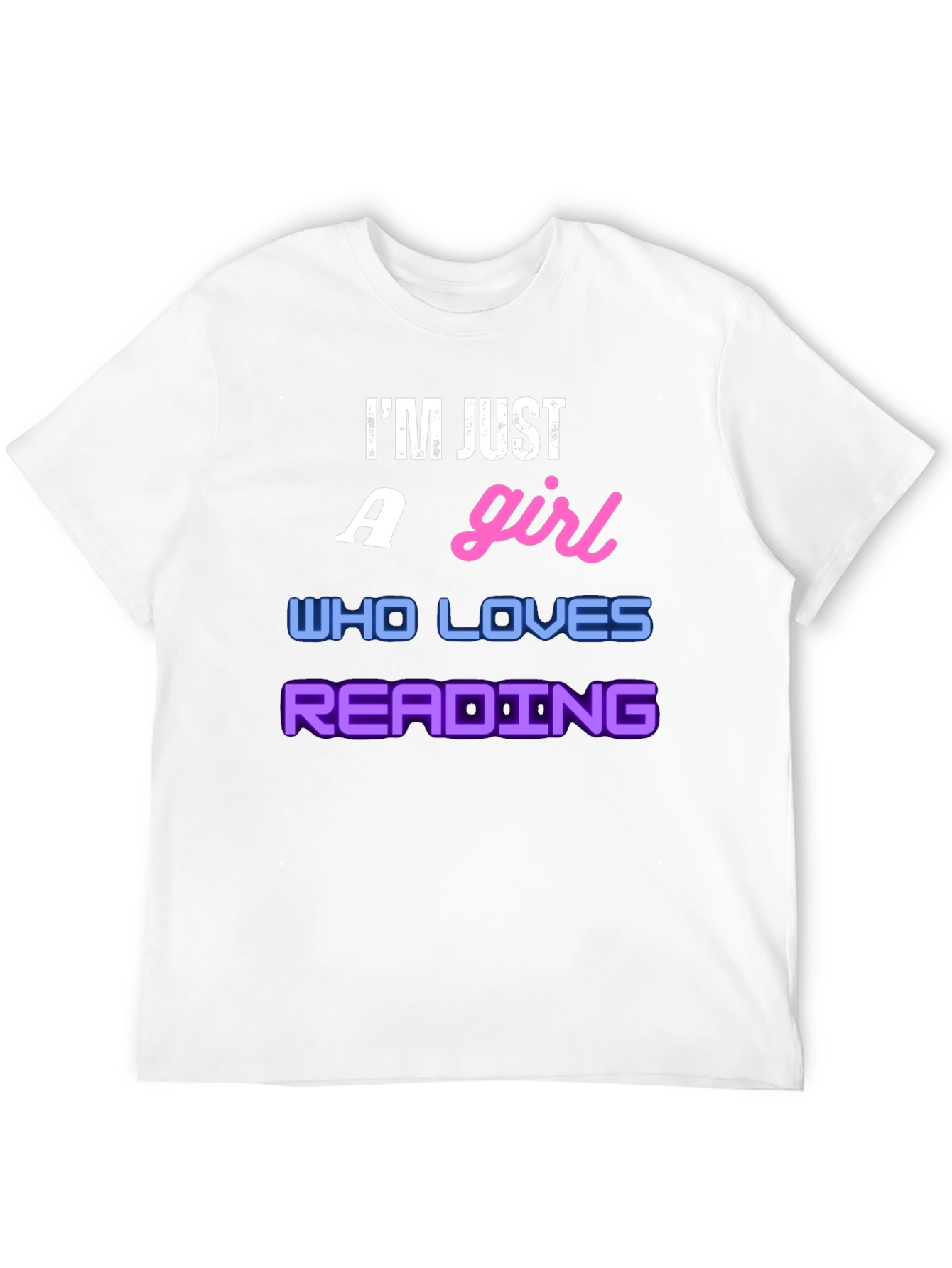 Im Just a Girl Who Loves Reading T-Shirt