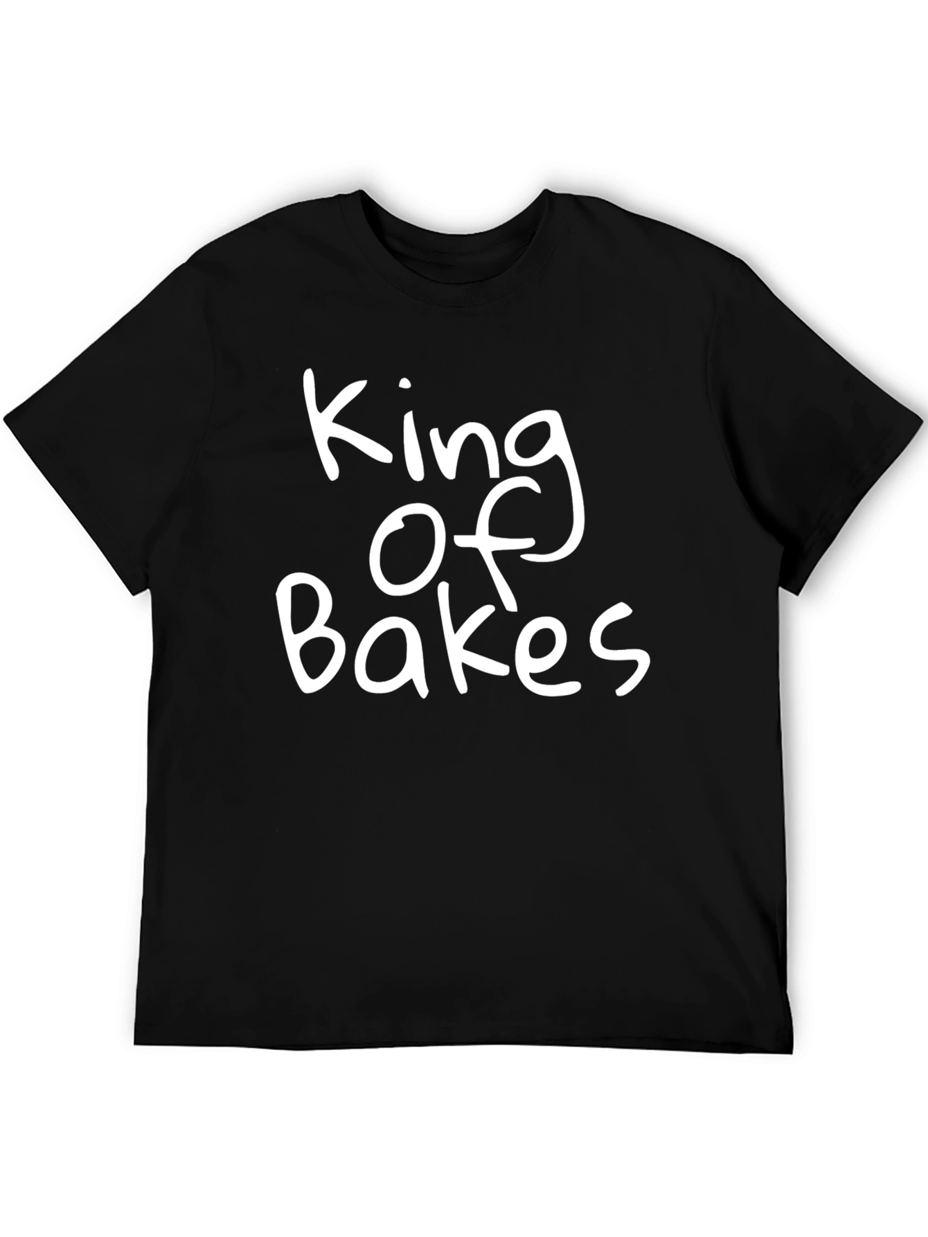 King of Bakes Black Graphic T-Shirt
