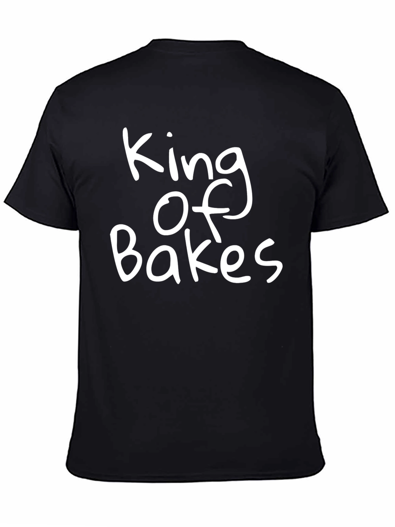 King of Bakes Black Graphic T-Shirt