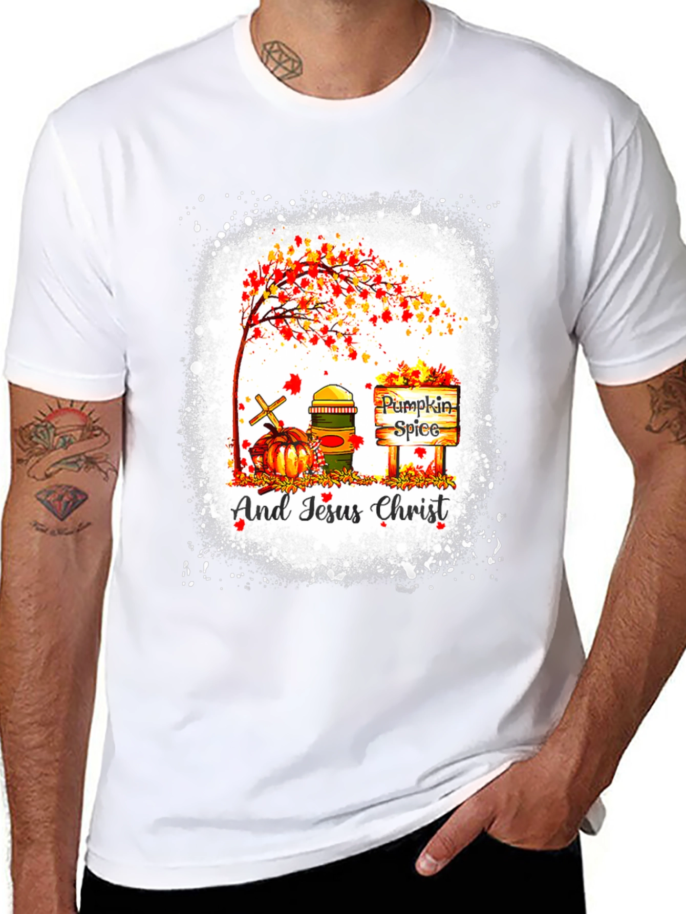 Pumpkin Spice & Jesus Christ T-Shirt