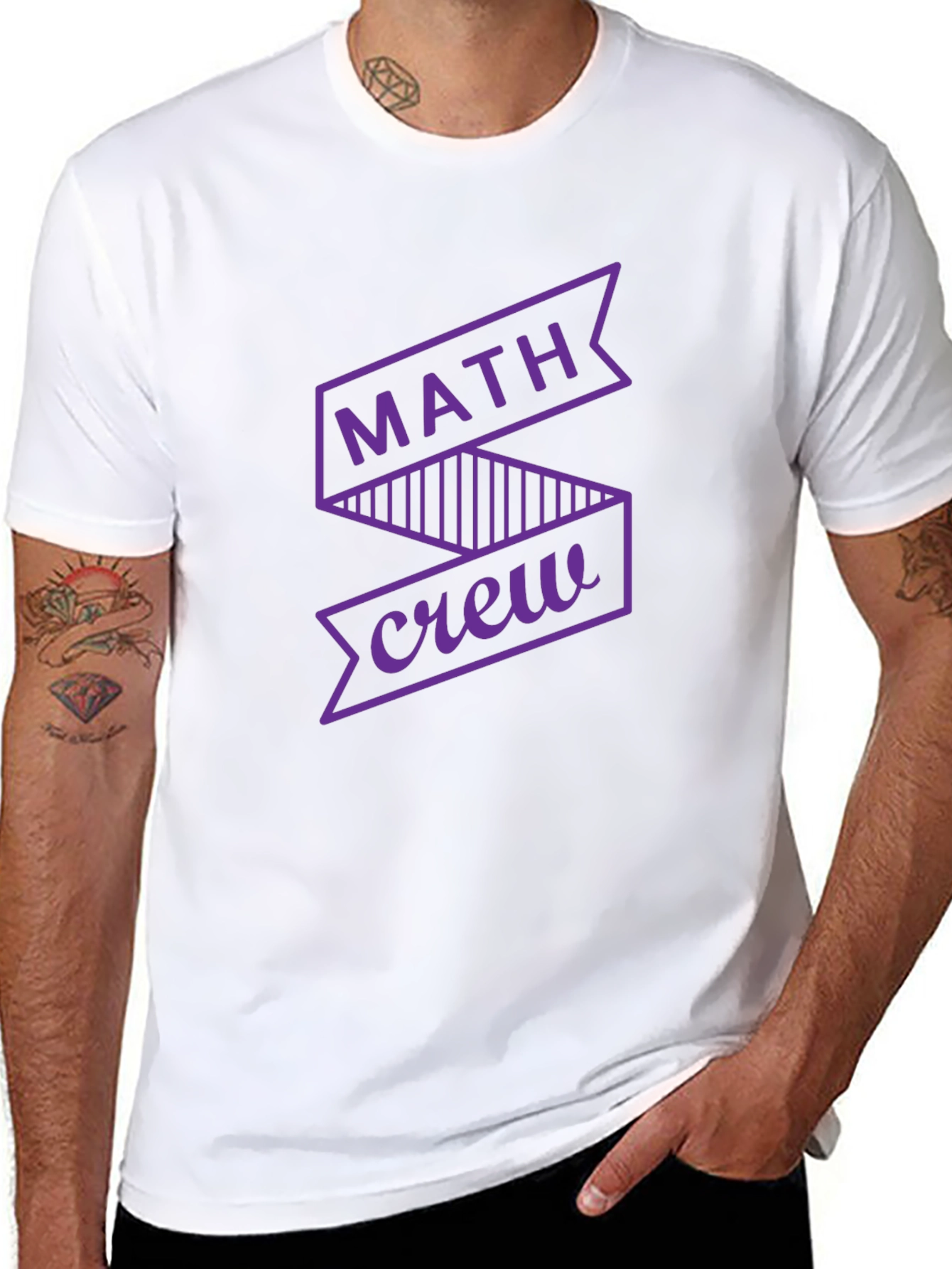 Math Crew Graphic Tee - Black
