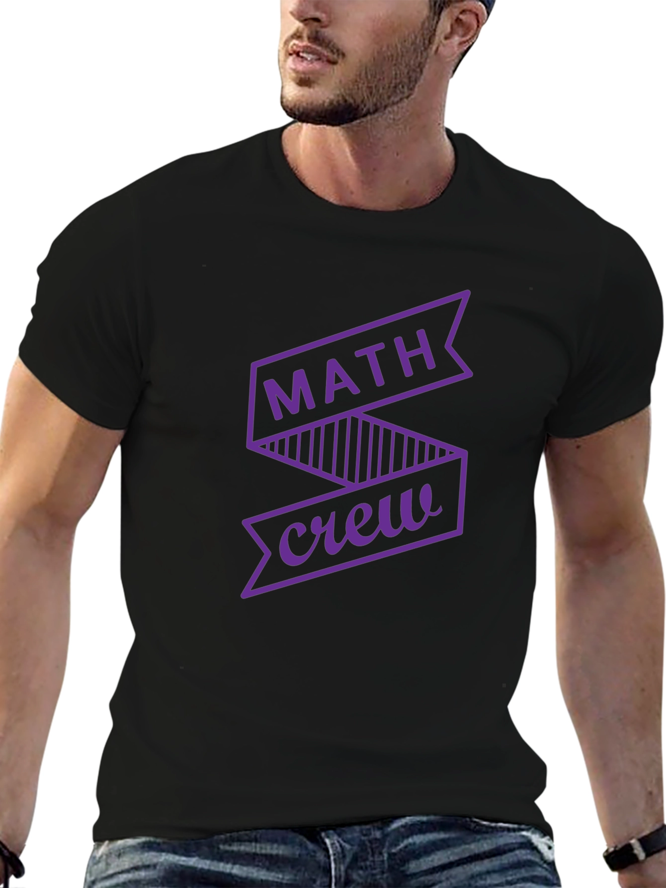 Math Crew Graphic Tee - Black