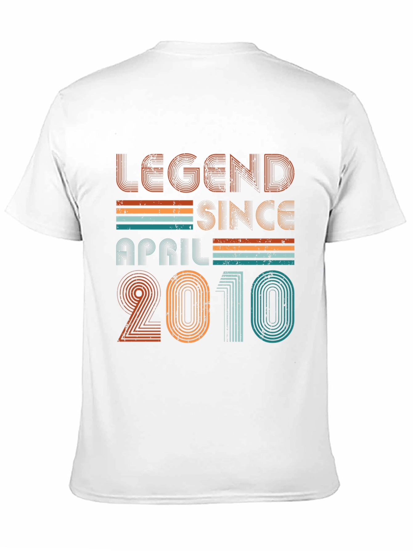 Legend Since April 2010 Black Graphic T-Shirt